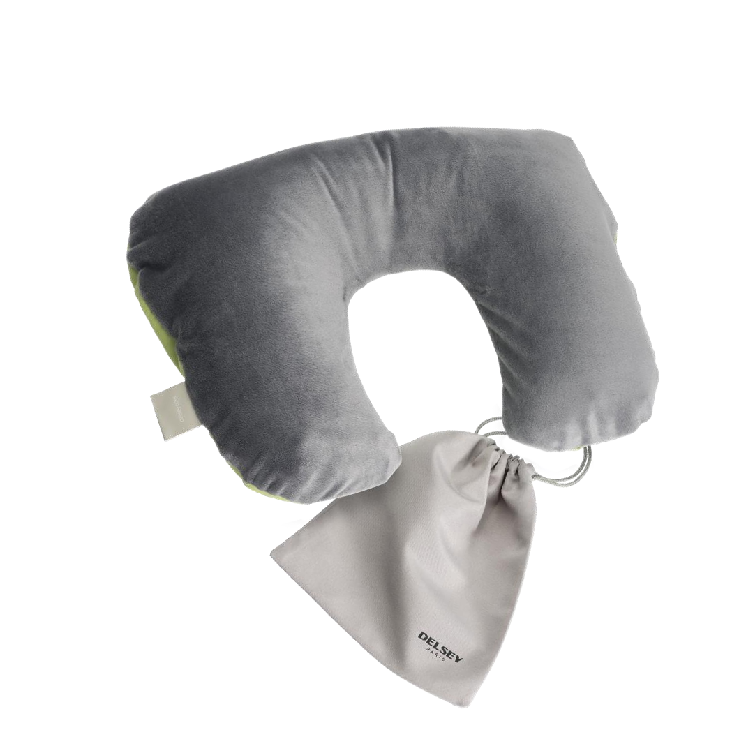 TN INFLATABLE TRAVEL PILLOW LIME